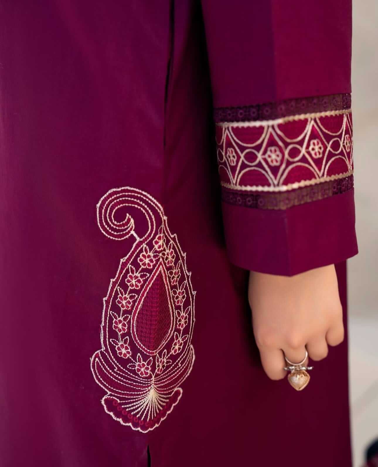 Calico Embroidery 3pc